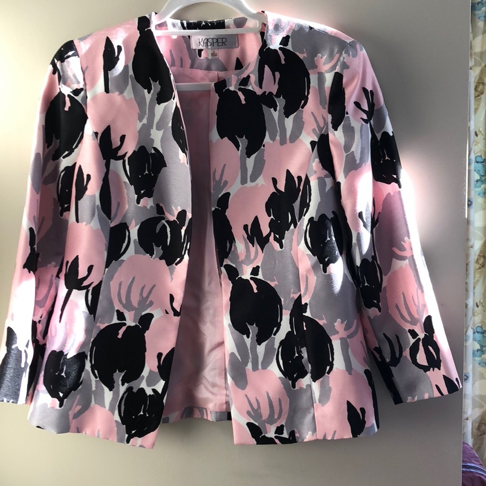 Rose Pattern Blazer